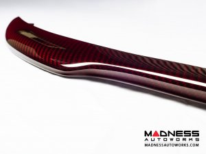 FIAT 500 Front Spoiler - Carbon Fiber - Red Candy